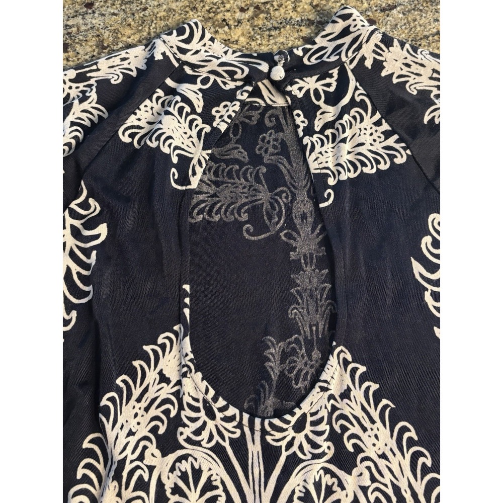 Free People New Romantics Fiesta Floral Boho Mock Neck Mini Dress Sz XS - Picture 10 of 11